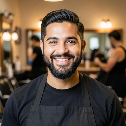 Diego, dono da Barbearia Navalha de Ouro