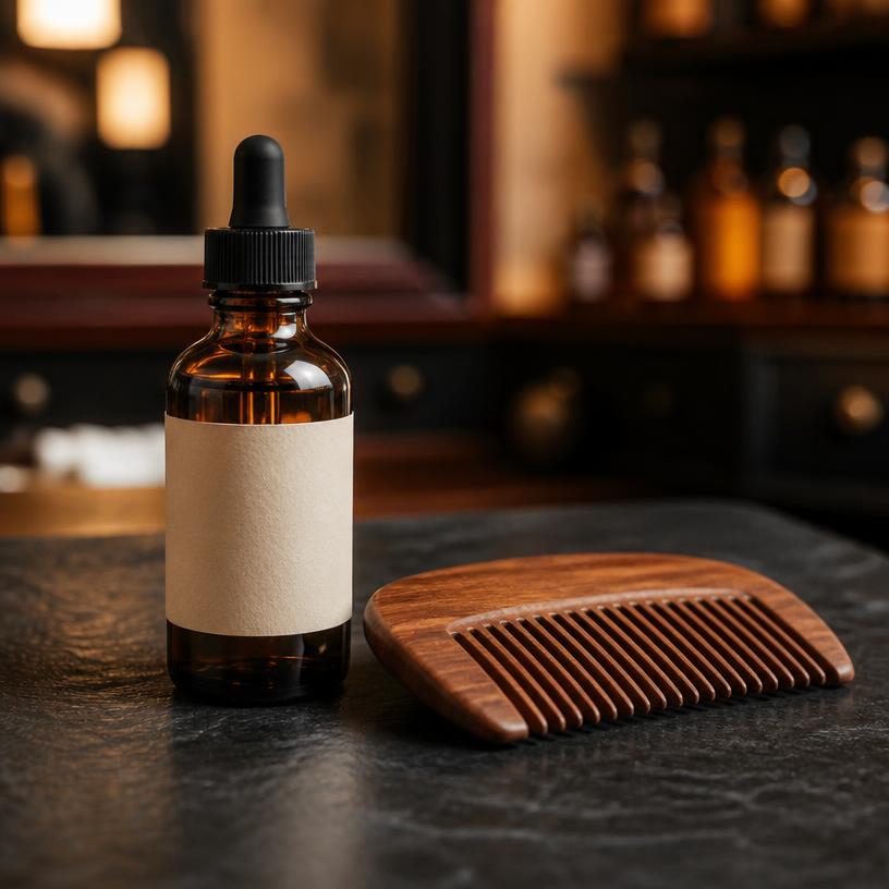 Óleo para barba + pente